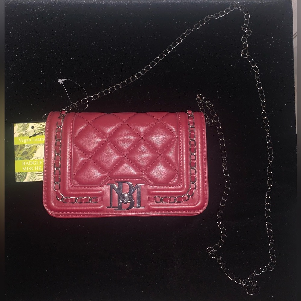 💎Diamond-Quilted Crossbody by ‎ Badgley Mischka-NWT!